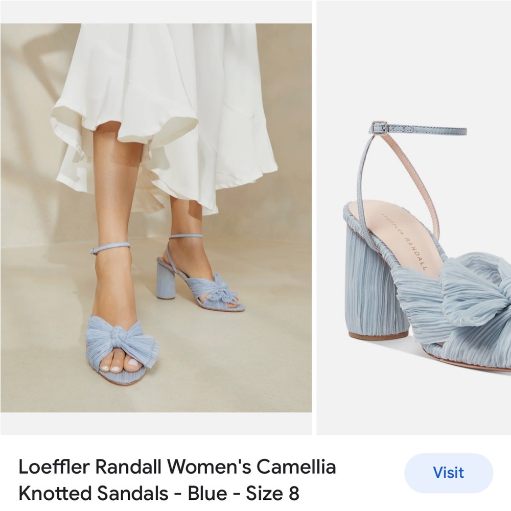 Loeffler Randall Size 8 Baby Blue